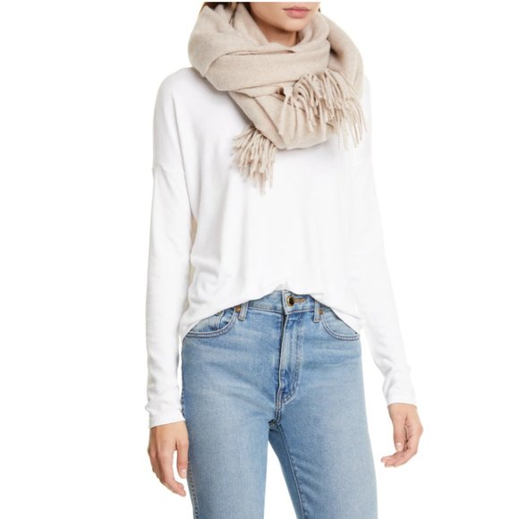 rag & bone Accessories - Rag & Bone 100% Wool Scarf - Oatmeal Color